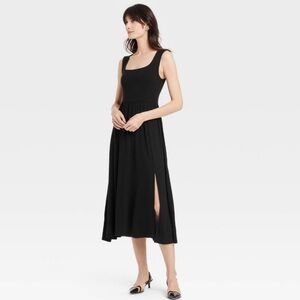 NWOT A New Day women’s black dress midi size L